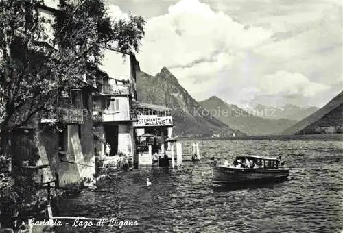 AK / Ansichtskarte Gandria_Lago_di_Lugano Ristorante Bellaviste Panorama  Gandria_Lago_di_Lugano
