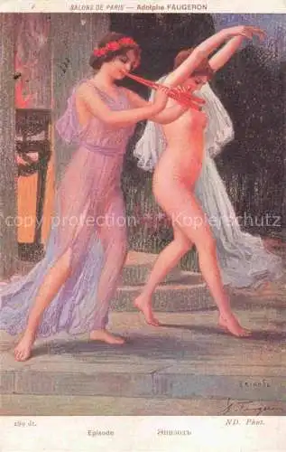 AK / Ansichtskarte  Verlag Salon de Paris Nr. 289 ND  Adolphe Faugeron Frauen Tanz