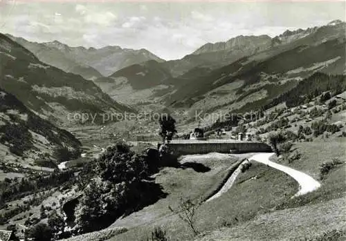 AK / Ansichtskarte Brigels_Breil_Surselva_GR Escherstein mit Blick ins Buendner Oberland 