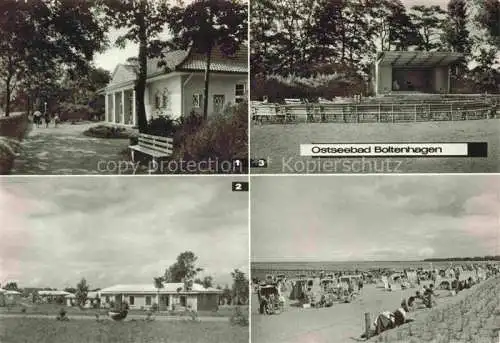 AK / Ansichtskarte  Boltenhagen Ostseebad Baeder Bibliothek Urlauberdorf Konzertplatz