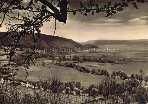 AK / Ansichtskarte  Dornburg Saale Thueringen Blick von den Dornburger Schloessern ins Saaletal