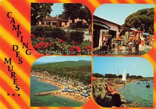 AK / Ansichtskarte Grimaud_83 Camping des Mures Park Strand Fliegeraufnahme