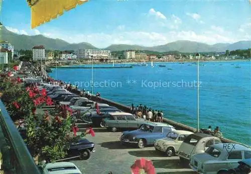 AK / Ansichtskarte St Jean de Luz_64_Pyrenees Atlantiques La Promenade et le Plage 