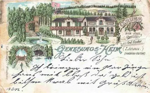 AK / Ansichtskarte  Linau Schleswig-Holstein Genesungsheim Litho Deutsche Reichspost