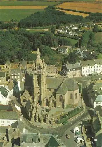 AK / Ansichtskarte Saint Thegonnec Vue generale aerienne de l eglise et du placitre Saint Thegonnec