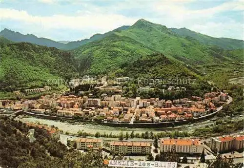 AK / Ansichtskarte Amelie les Bains Palalda_66_Pyrenees Orientales Vue aerienne 