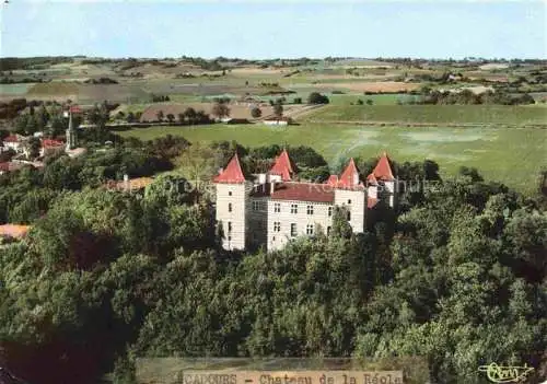 AK / Ansichtskarte Cadours Chateau de la Reole Vue aerienne Cadours