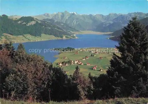 AK / Ansichtskarte Sihlsee_Einsiedeln_SZ Panorama 