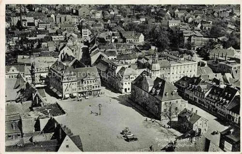 AK / Ansichtskarte  Borna  Leipzig Stadtzentrum Marktplatz