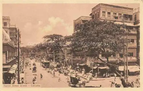 AK / Ansichtskarte  Calcutta India Native Street Scene