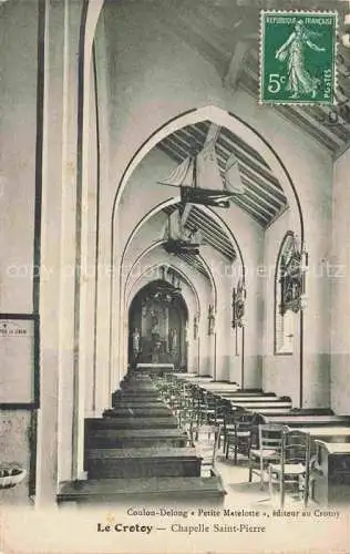 AK / Ansichtskarte Le_Crotoy_80_Somme Chapelle Saint Pierre Interieur 