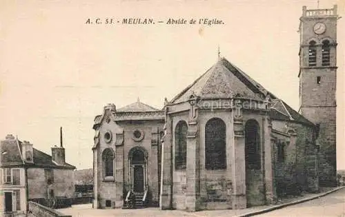 AK / Ansichtskarte Meulan_78_Yvelines Abside de l Eglise 