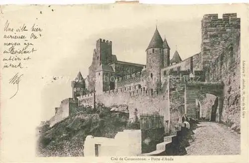 AK / Ansichtskarte CARCASSONNE_11_Aude Porte d Aude 