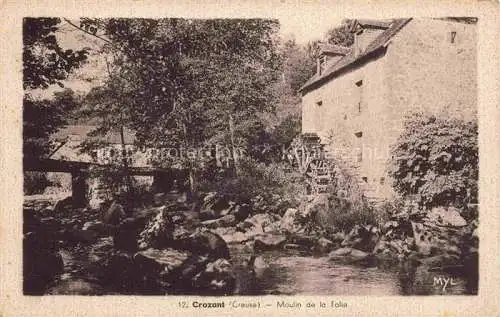 AK / Ansichtskarte Crozant_23_Creuse Moulin de la Folia 
