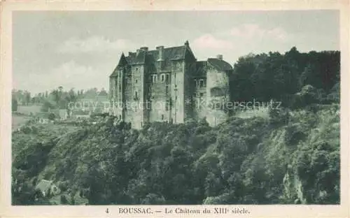 AK / Ansichtskarte Boussac_Creuse Le Chateau du XIIIe siecle Boussac Creuse