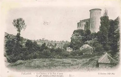 AK / Ansichtskarte Falaise__14_Calvados Le Chateau et le Val d Ante 