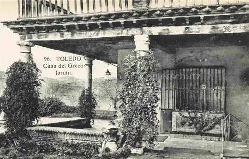 AK / Ansichtskarte  TOLEDO Castilla-La Mancha ES Casa del Greco Jardin