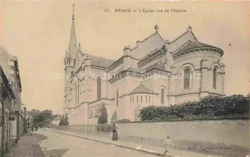 AK / Ansichtskarte Briare le Canal_45_Loiret Eglise vue de l Abside 