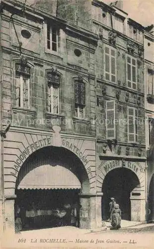 AK / Ansichtskarte LA_ROCHELLE_17_Charente Maritime Maison de Jean Guiton 