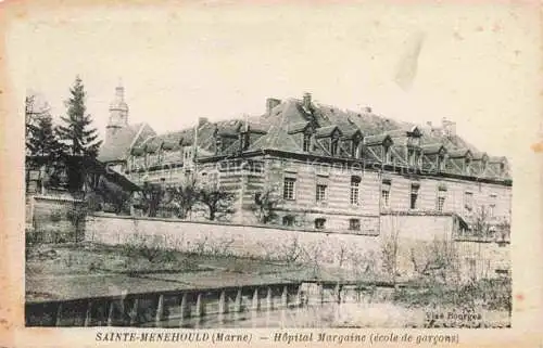 AK / Ansichtskarte Sainte Menehould_51_Marne Hopital Margaine Ecole de Garcons 