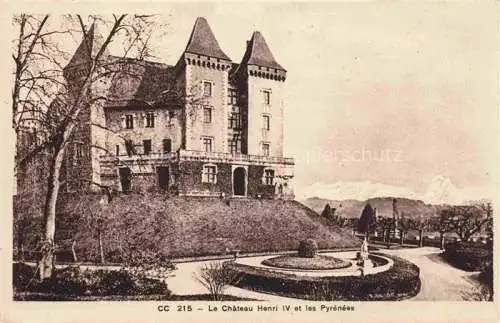 AK / Ansichtskarte PAU_64_Pyrenees Atlantiques Le Chateau Henri IV et les Pyrenees 