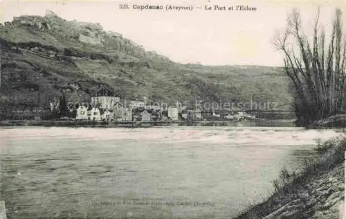 AK / Ansichtskarte Capdenac Gare_Villefranche de Rouergue_12_Aveyron Le Port et l Ecluse 