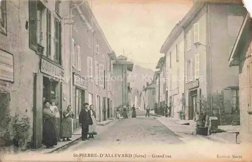 AK / Ansichtskarte St Pierre d_Allevard_Grenoble_38_Isere Grand rue 