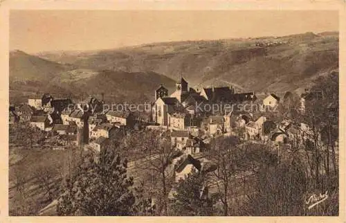 AK / Ansichtskarte Aubazine_Aubazines_19_Correze Vue generale L Eglise Le Monastere 