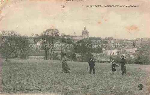 AK / Ansichtskarte Saint Fort sur Gironde_Jonzac_17_Charente Maritime Vue generale 