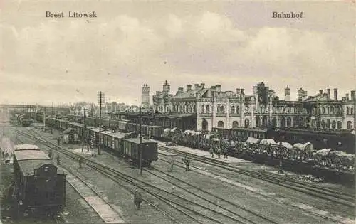 AK / Ansichtskarte  BREST-LITOWSK Belarus Weissrussland Bahnhof