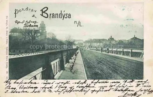 AK / Ansichtskarte  Brandysa nad Labem-Stara Boleslav Brandeis Elbe CZ Bruecke