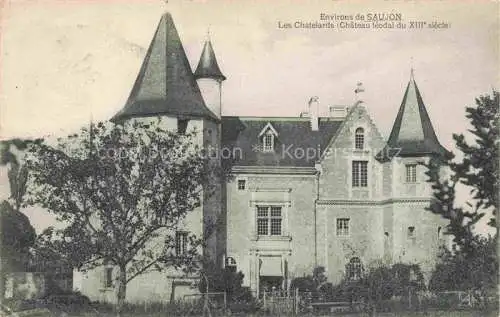 AK / Ansichtskarte Saujon_Saintes_17_Charente Maritime Les Chatelards Chateau feodal 