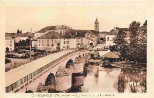 AK / Ansichtskarte Mansle_Confolens_16_Charente Le Pont sur la Charente 