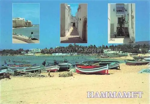 AK / Ansichtskarte  Hammamet Tunesie Strand Teilansichten