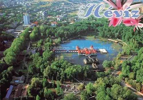 AK / Ansichtskarte  Heviz Hevizgyogfuerdoe HU Fliegeraufnahme