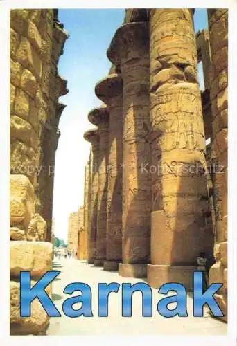 AK / Ansichtskarte  Karnak Egypt Saeulengang