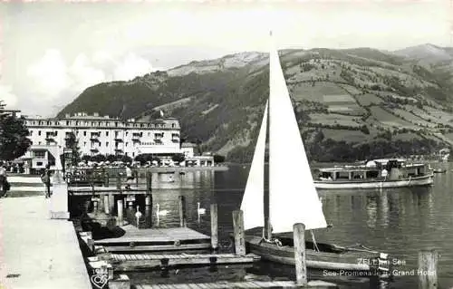 AK / Ansichtskarte  Segelboote Segelschiffe Sailing Voile Vela-- Zell am see 