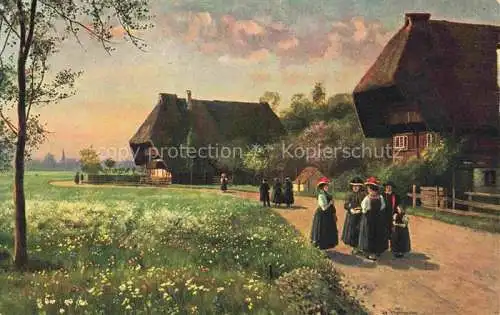 AK / Ansichtskarte HOFFMANN__Heinrich_Kuenstlerkarte Sonntag Morgen 