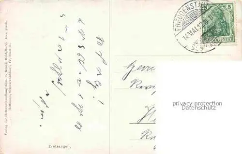 AK / Ansichtskarte HOFFMANN__Heinrich_Kuenstlerkarte Erntesegen 