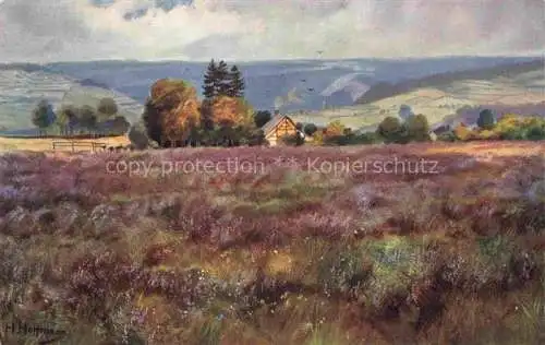 AK / Ansichtskarte HOFFMANN__Heinrich_Kuenstlerkarte Heide bei Maimedy in der Eifel Venn 