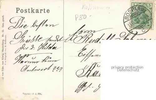 AK / Ansichtskarte HOFFMANN__Heinrich_Kuenstlerkarte Boppard a. Rh. 
