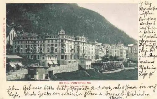 AK / Ansichtskarte Pontresina_GR Hotel 