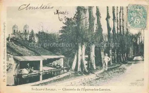 AK / Ansichtskarte St Jean d_Angely_17_Charente Maritime Chaussee de l Eperon les Lavoirs 
