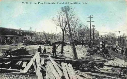 AK / Ansichtskarte  Hamilton Ohio USA Y.M.C.A. Play Grounds after flood