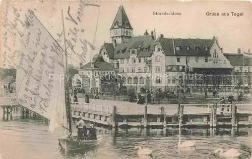 AK / Ansichtskarte  Tegel Berlin Strandschloss