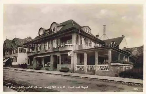 AK / Ansichtskarte  Koenigsfeld  Baden Schwarzwald BW Konditorei Sapel Luftkurort