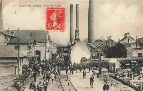 AK / Ansichtskarte Thaon les Vosges_Epinal_88_Vosges Sortie de l usine 