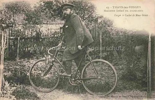 AK / Ansichtskarte Thaon les Vosges_Epinal_88_Vosges Madame Delait en excursion 