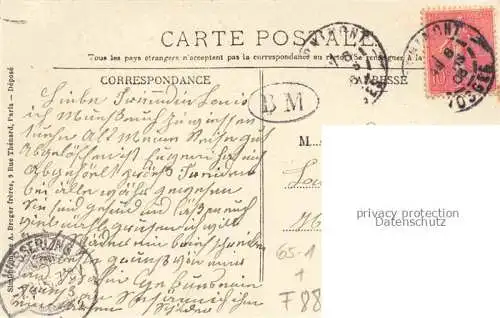 AK / Ansichtskarte Cornimont_Epinal_88_Vosges La gare Bahnhof Pferdekutschen 
