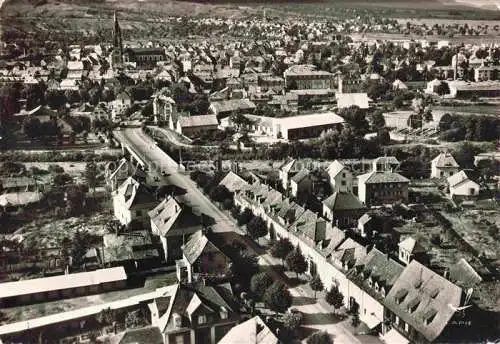 AK / Ansichtskarte Cernay__Sennheim_68_Haut Rhin Entree de la ville vue aerienne 